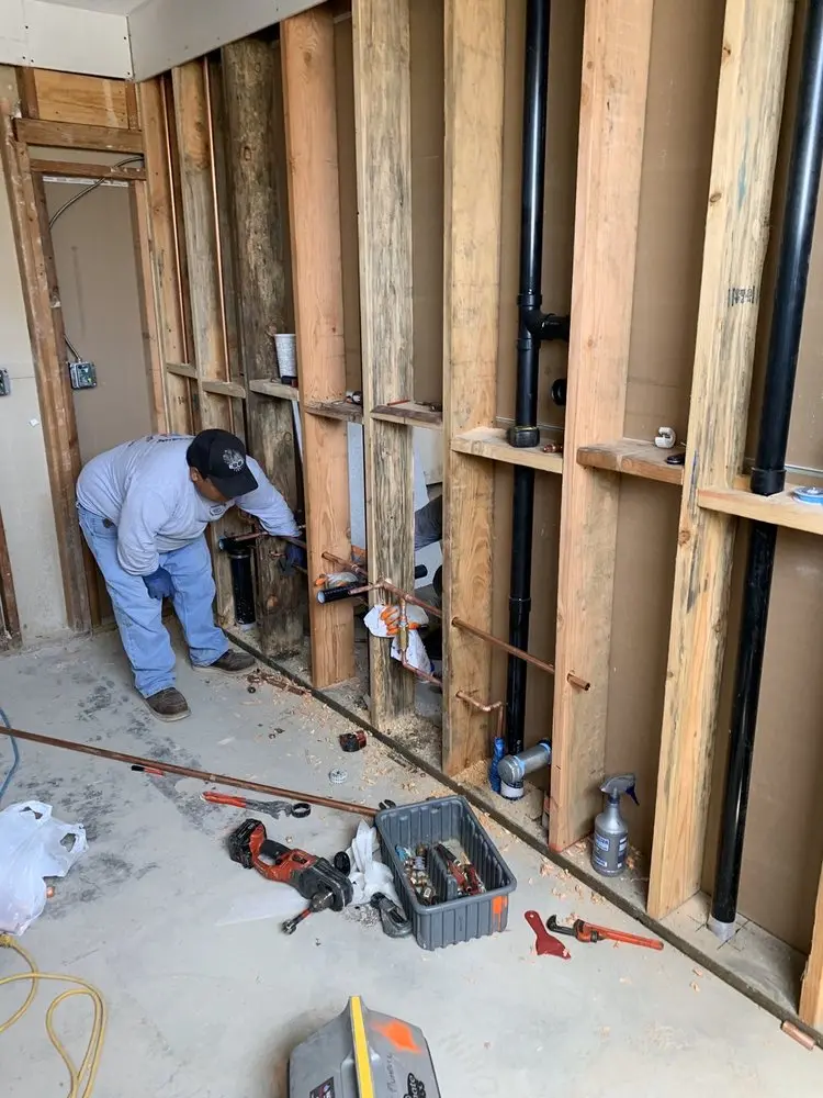 Commercial rough-in plumbing for Trenchless Sewer Repair in North Plainfield